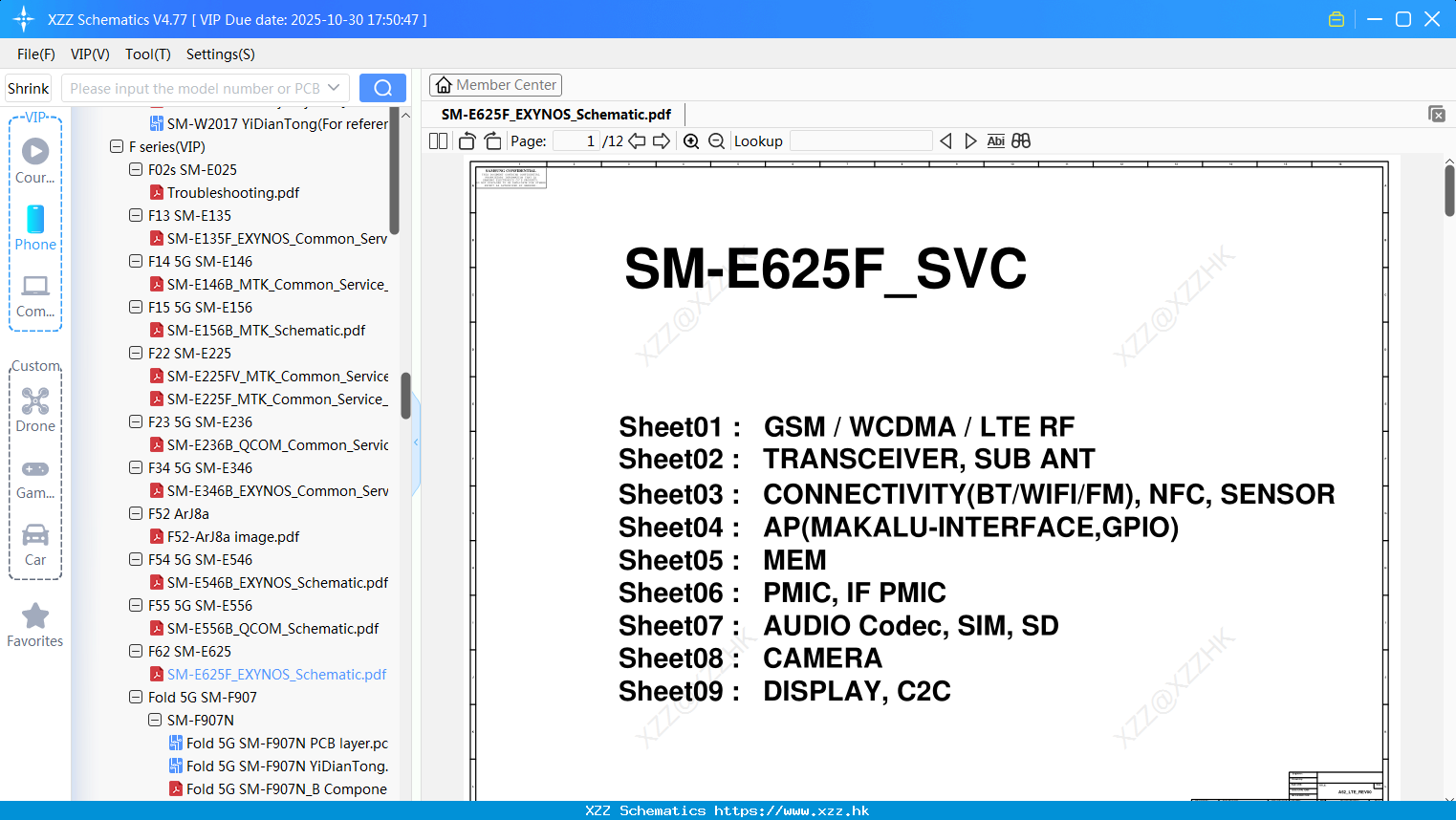 Samsung SM-E625F_EXYNOS_Schematic